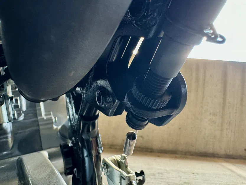 Bát che gác chân sau cho Honda XR150L (Passenger Peg Delete) - Image 4