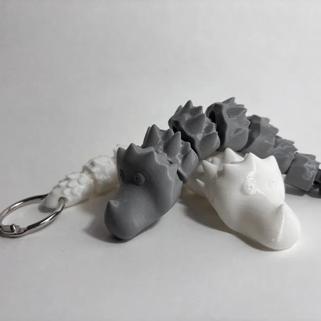 Mô hình Rồng khớp nối dễ thương (Print-In-Place) - Image 1