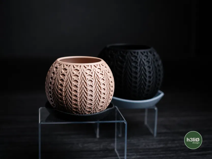 fusion · planter - Chậu cây tối giản hiện đại kèm khay hứng nước - Image 2