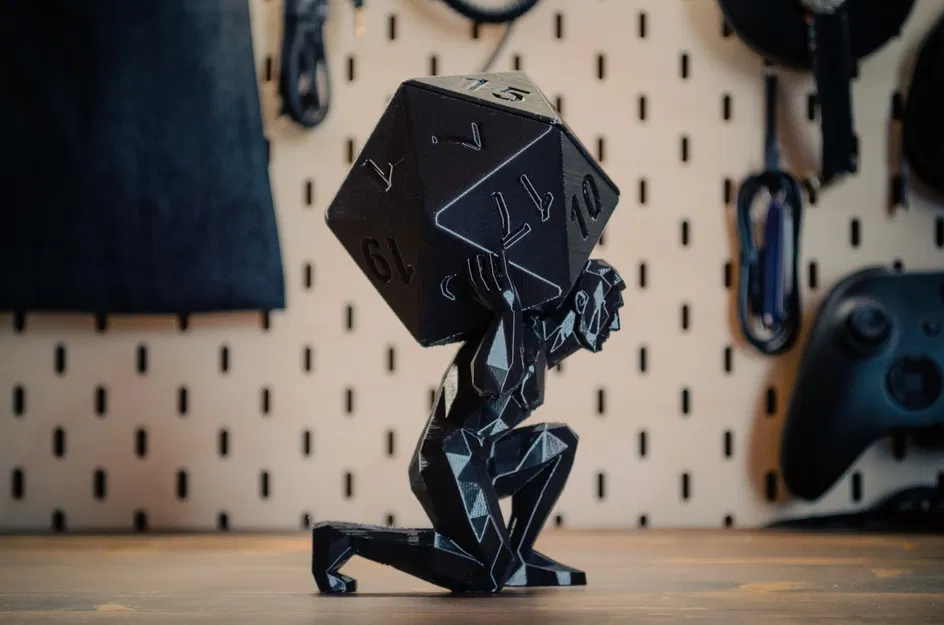 Mô hình Atlas D20 Low-Poly cho game DnD - Image 1