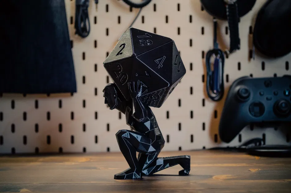 Mô hình Atlas D20 Low-Poly cho game DnD - Image 6