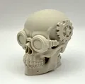 Tượng đầu lâu Steampunk Bonehead nghệ thuật in 3D đẹp mắt - Thumbnail 1