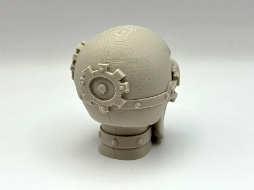 Tượng đầu lâu Steampunk Bonehead nghệ thuật in 3D đẹp mắt - Image 2