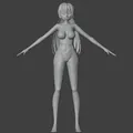 Mô hình 3D Yuki Suou từ Anime Roshidere - File STL và Blender - Thumbnail 1