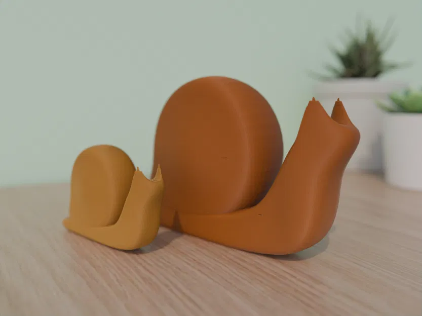 Mô hình ốc sên 3D đơn giản, dễ in trang trí bàn làm việc - Image 1