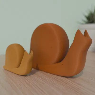 Mô hình ốc sên 3D đơn giản, dễ in trang trí bàn làm việc