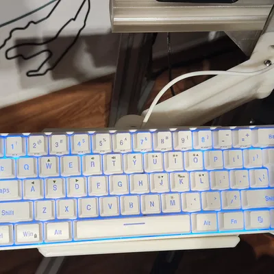 Khay bàn phím xoay cho khung nhôm định hình Simrig