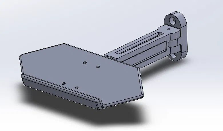 Khay bàn phím xoay cho khung nhôm định hình Simrig - Image 2
