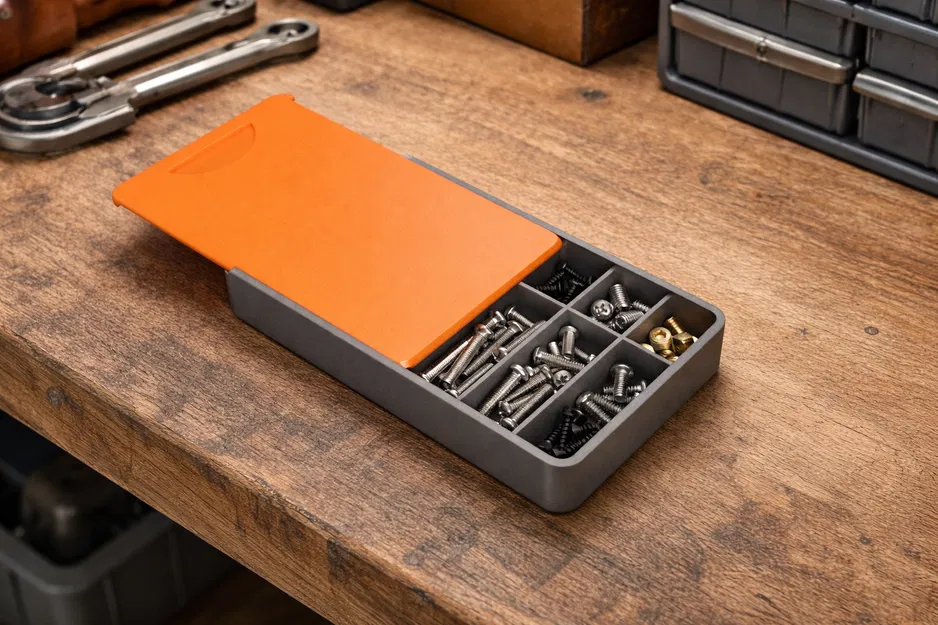 Hộp đựng ốc vít có nắp - Image 1