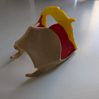 Mô hình giải phẫu thanh quản đa sắc (Larynx multi-colour) - STL cho in 3D