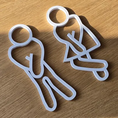 Bảng hiệu cửa toilet nam nữ v2