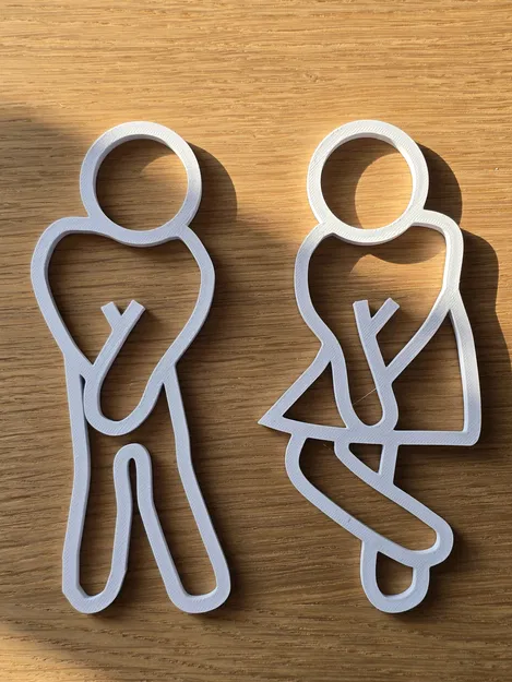 Bảng hiệu cửa toilet nam nữ v2 - Image 3