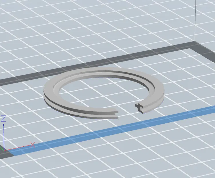 Vòng đệm giảm kích thước cho chụp đèn (Lampshade Reducer Ring) - File in 3D - Image 1