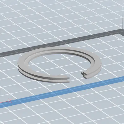 Vòng đệm giảm kích thước cho chụp đèn (Lampshade Reducer Ring) - File in 3D