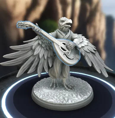 Mô hình Kenku Bard in 3D - Image 1