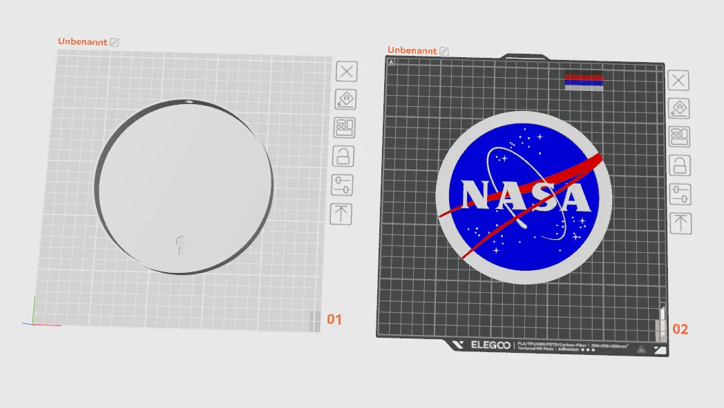 NASA Lightbox - Đèn LED trang trí tường in 3D // Bảng hiệu LED NASA - Image 3