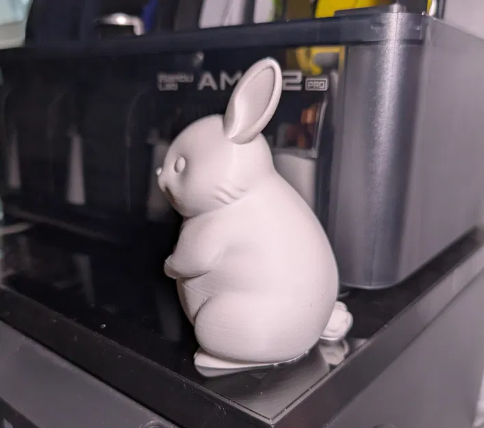 Mô hình chú thỏ mập đáng yêu (Little Fat Bunny) trang trí bàn làm việc - Image 2