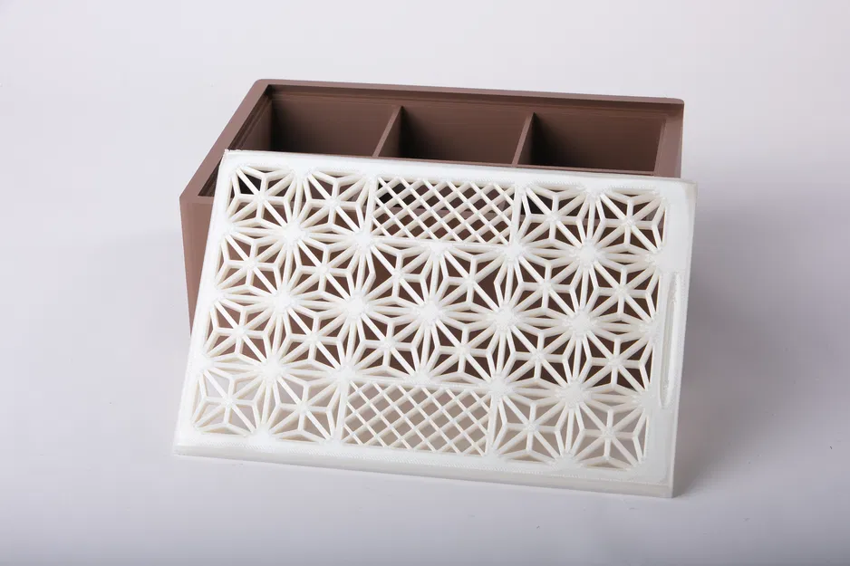 Hộp Đựng Trà Họa Tiết Lưới Trang Trí Bếp - Image 2