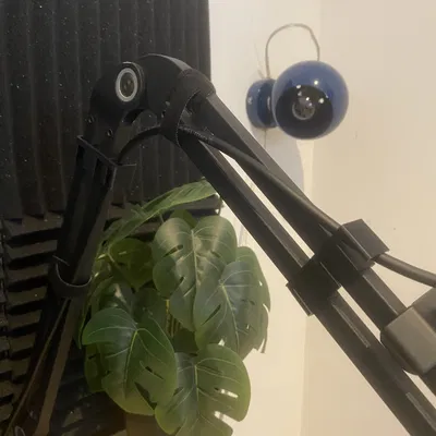 Kẹp cố định dây cáp gọn gàng cho tay đỡ micro Aokeo