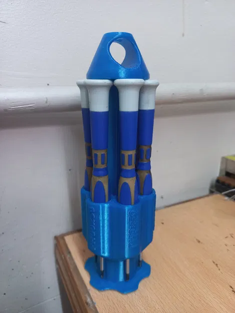 Đế giữ tua vít chính xác với nam châm – Bộ sắp xếp 6 món - Image 1