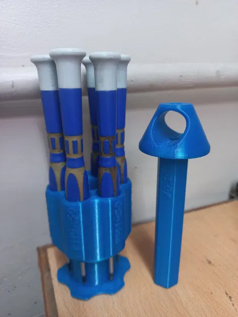 Đế giữ tua vít chính xác với nam châm – Bộ sắp xếp 6 món - Image 2