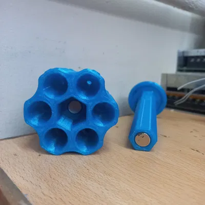 Đế giữ tua vít chính xác với nam châm – Bộ sắp xếp 6 món