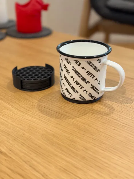 Đế lót ly với đáy TPU chống trượt - Image 1