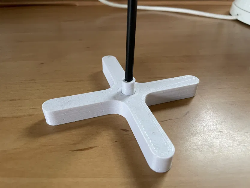 Chân đế cắm cờ để bàn (Flagpole) thiết kế nhỏ gọn in 3D - Image 2