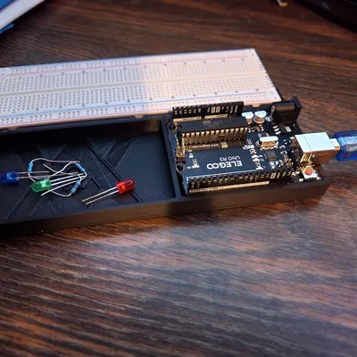 Khung cố định cho Elegoo Arduino Uno R3 và Breadboard