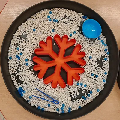 Khuôn tạo hình bông tuyết - Đồ chơi giáo dục giác quan cho bé