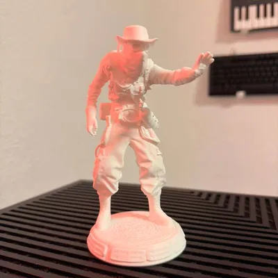 Mô hình 3D nhân vật Arc Raiders Cowboy chất lượng cao