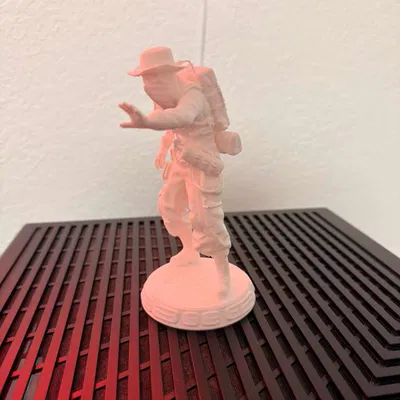 Mô hình 3D nhân vật Arc Raiders Cowboy chất lượng cao