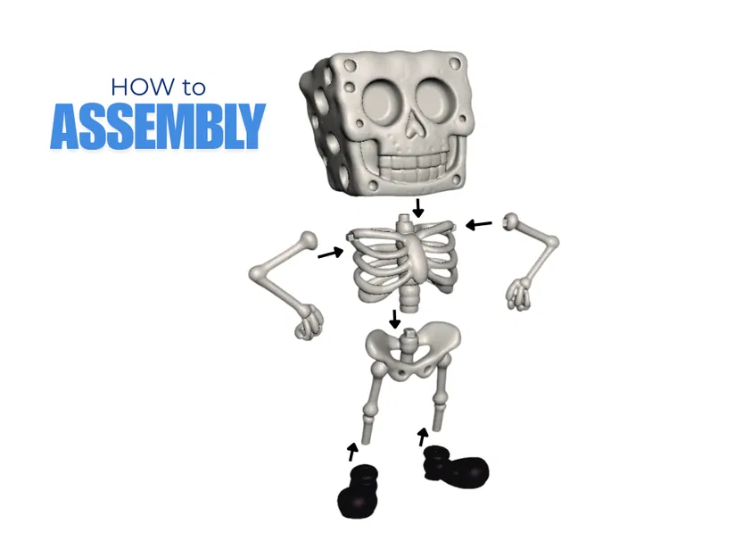 Spongebob phiên bản bộ xương | không cần AMS - Image 2