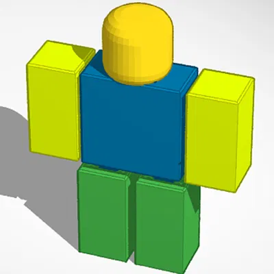 Mô hình nhân vật Roblox đơn giản để in 3D - Bản thử nghiệm V1