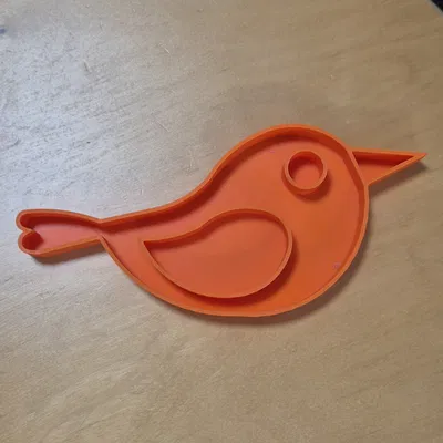 Khay chơi cảm giác hình chú chim - Đồ chơi Montessori cho bé