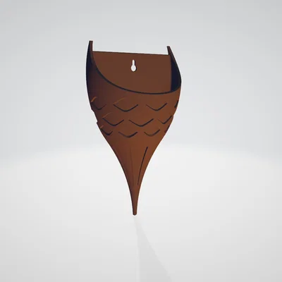 Chậu cây treo tường 3D trang trí (Wall flowerpot) độc đáo