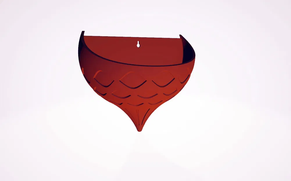 Chậu cây treo tường 3D trang trí (Wall flowerpot) độc đáo - Image 4