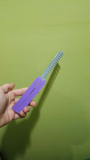 Mô hình dao bướm 3D an toàn (Butterfly Knife) - Đồ chơi Fidget độc đáo - Image 1