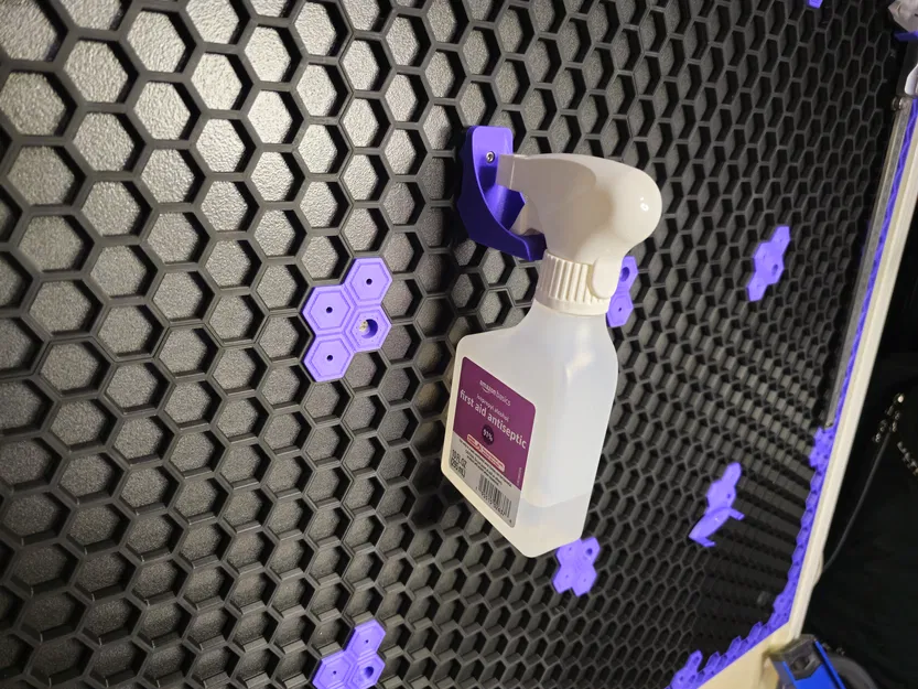 Giá treo bình xịt đơn giản cho Honeycomb Storage Wall - Image 3