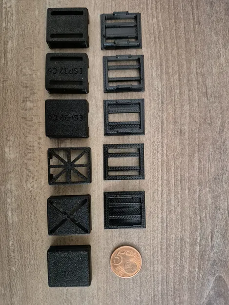 Vỏ case ESP32 - Hỗ trợ C6, C3, S3 với nhiều tùy chọn nắp và đế - Image 4