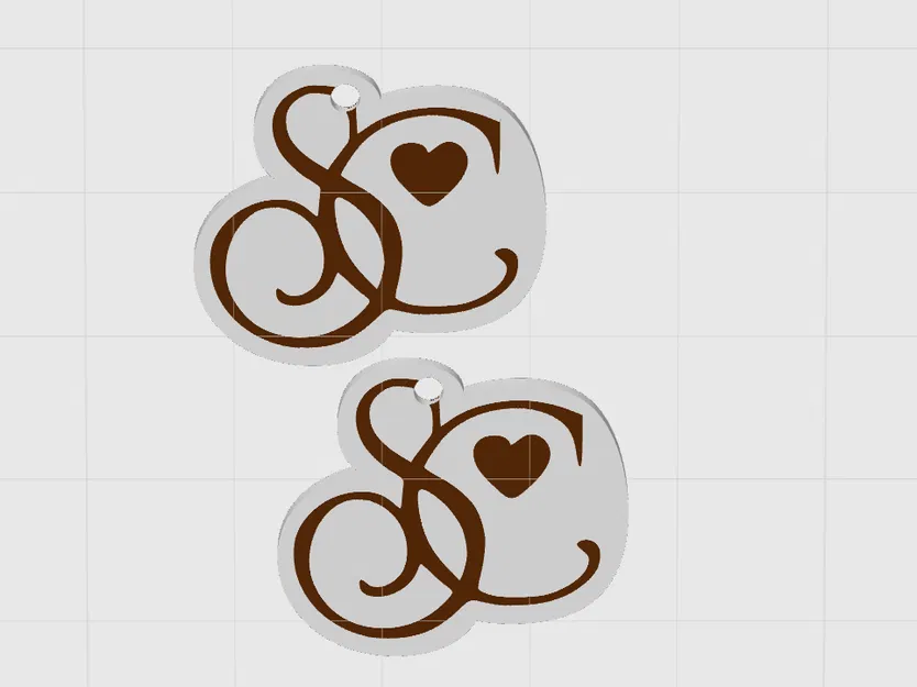 Bông tai / Móc khóa logo Sabrina Carpenter - Image 4