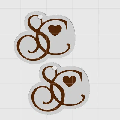 Bông tai / Móc khóa logo Sabrina Carpenter