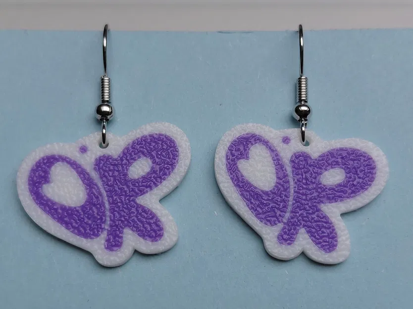 Bông tai hoặc móc khóa logo Olivia Rodrigo - Image 1