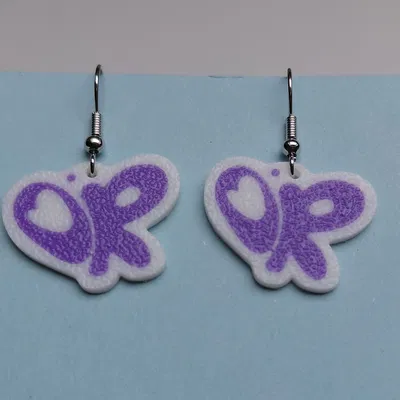 Bông tai hoặc móc khóa logo Olivia Rodrigo