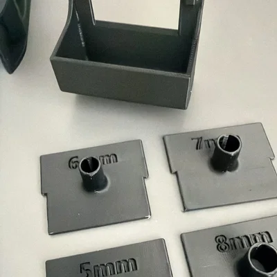 Dụng cụ thu bụi máy khoan kèm thanh dẫn trượt (Slide-in Guides)
