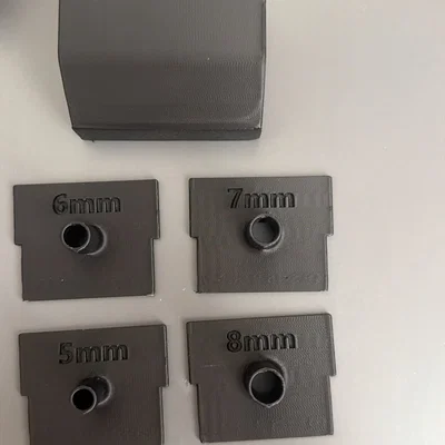 Dụng cụ thu bụi máy khoan kèm thanh dẫn trượt (Slide-in Guides)