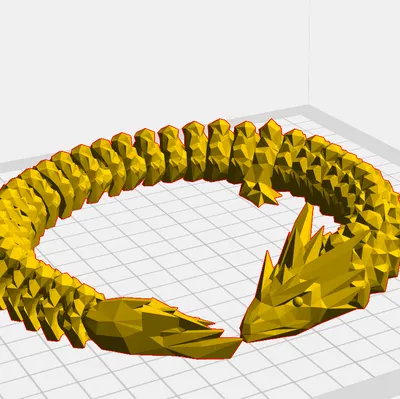 Mô hình rồng Crystal Night Dragon in liền khối ấn tượng