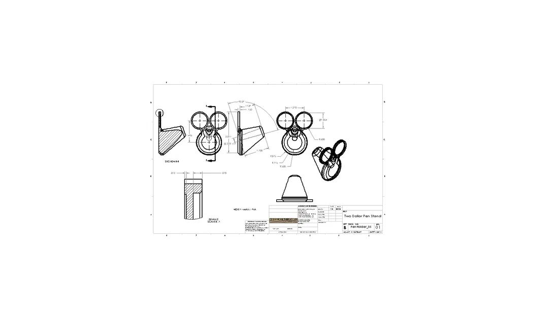 Ống Cắm Bút 2 Đô La - Image 3