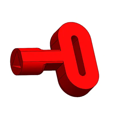 Chìa khóa tam giác tiêu chuẩn (Loại Thirard / Chìa khóa cứu hỏa)