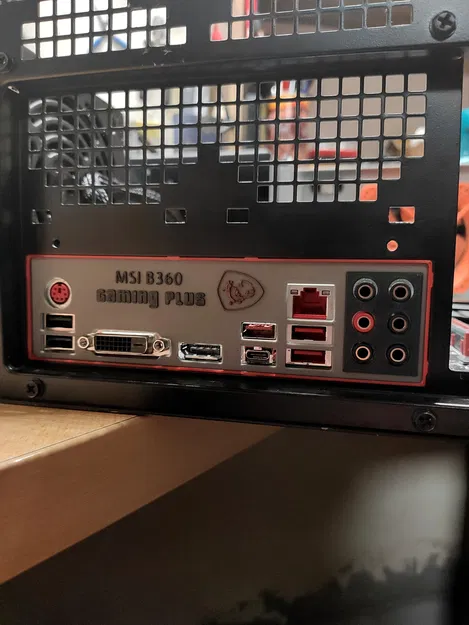 Tấm chắn cổng I/O cho MSI B360 Gaming Plus (Hỗ trợ đổi màu) - Image 1